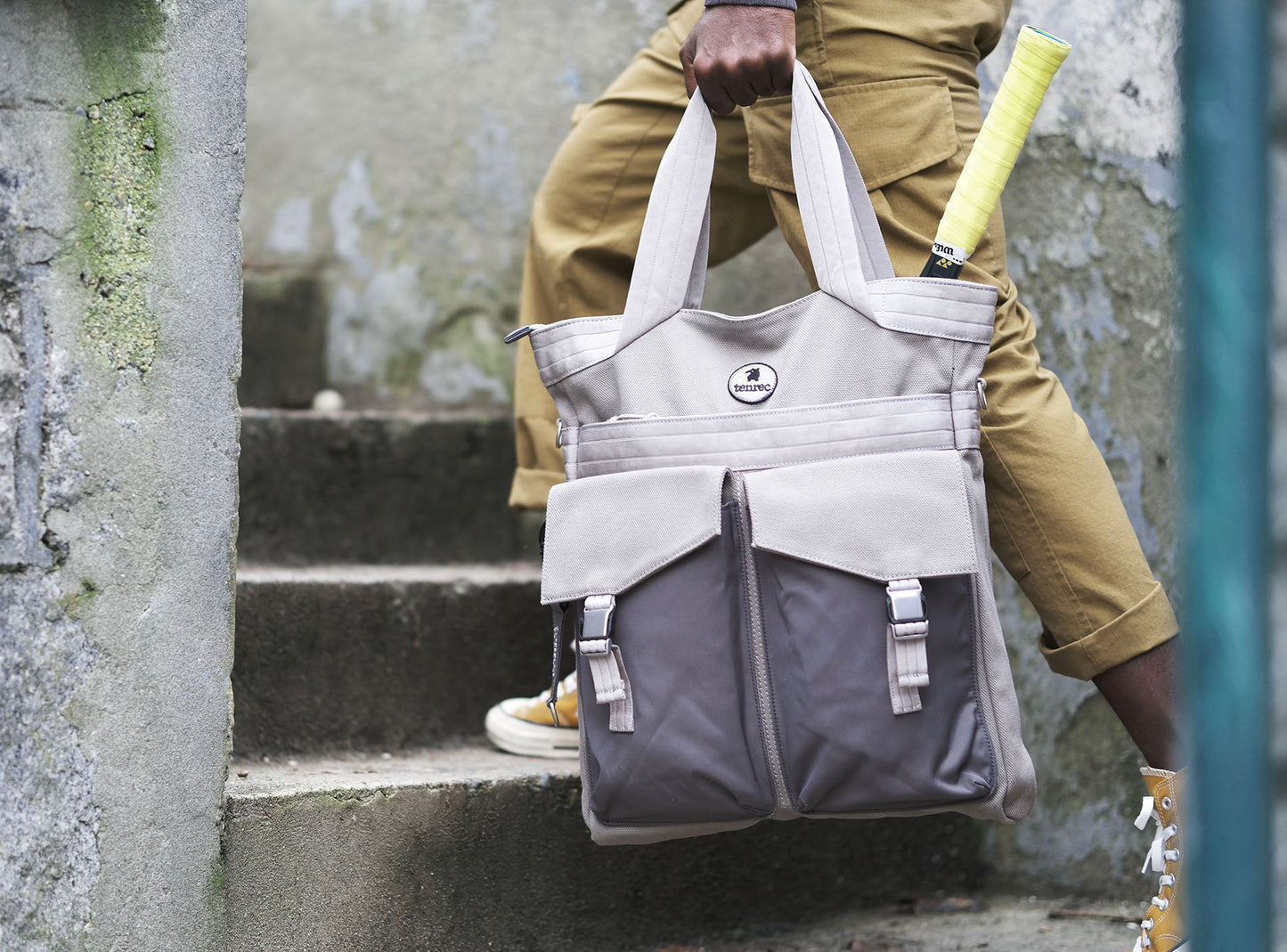 Tennis Tote in Concrete