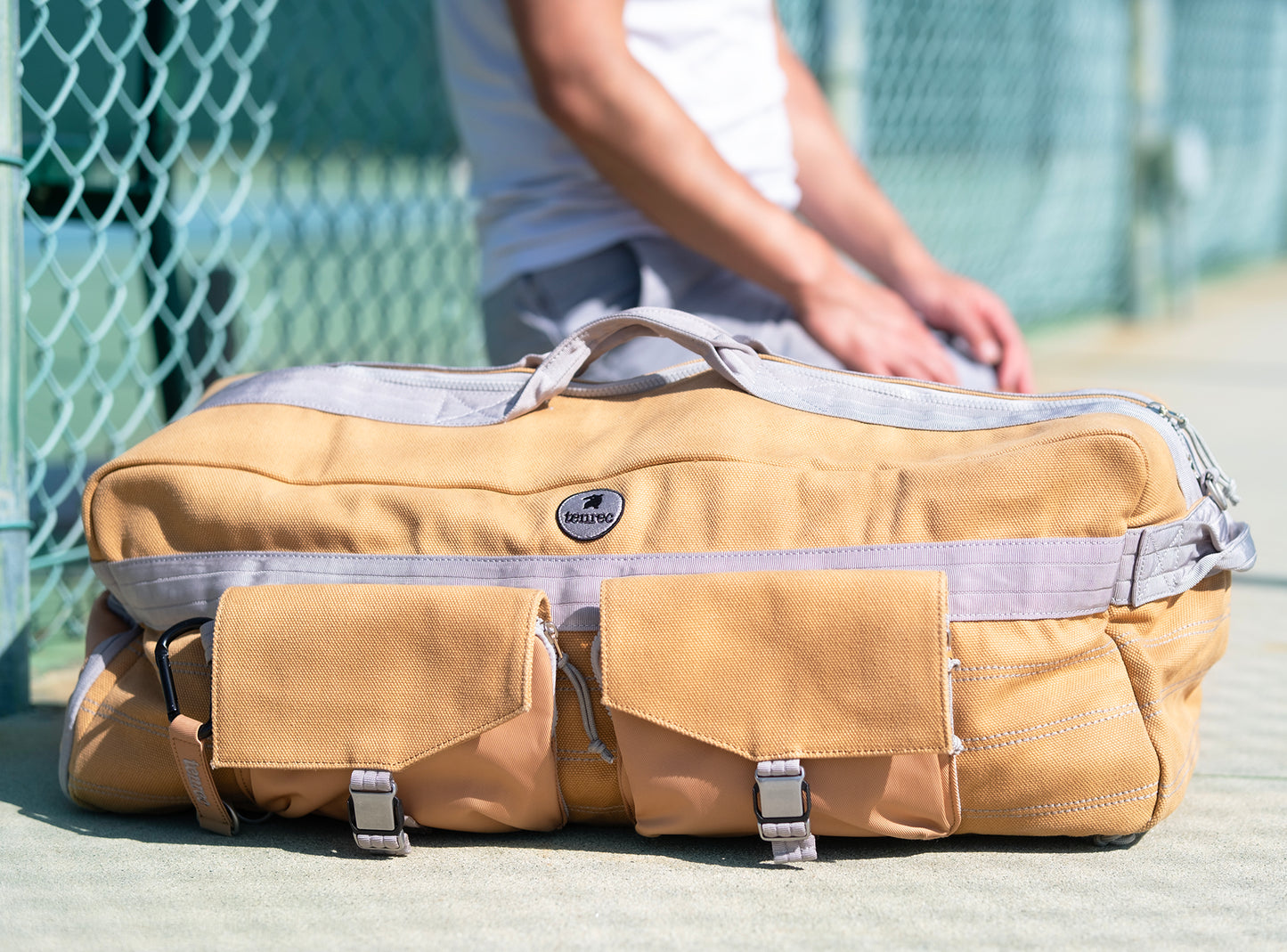 Tennis Duffel in Clay